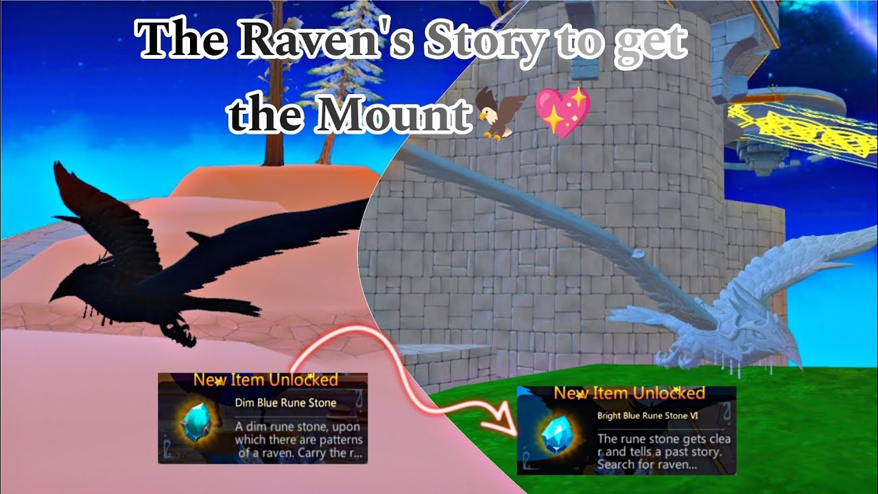 The Raven's Story to get the Raven's Mount... Part 1🦅💖✨ | Utopia Origin | PVE702 #utopia #pve702
