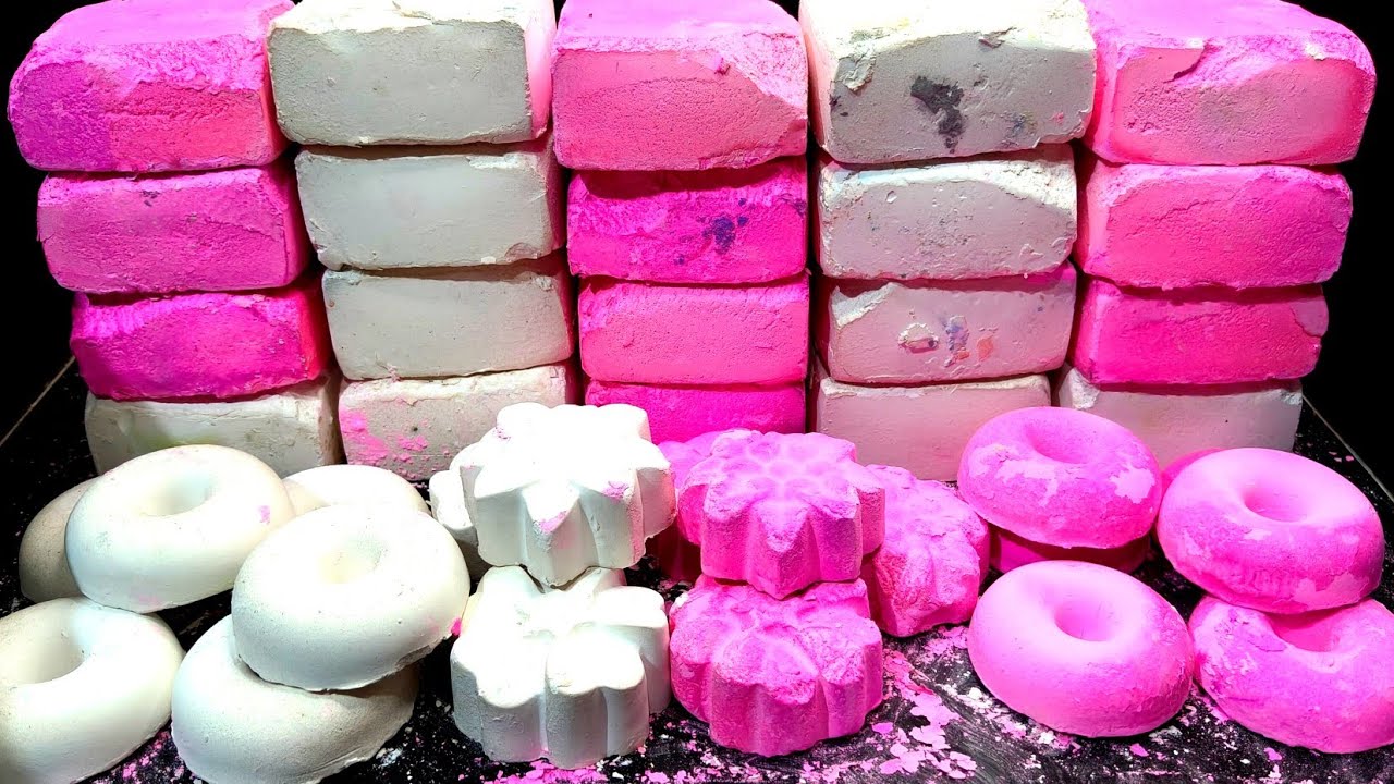 Gym chalk.Soft.Crunchy.Fluffy.oddlysatisfying #asmr #relaxing #satisfying