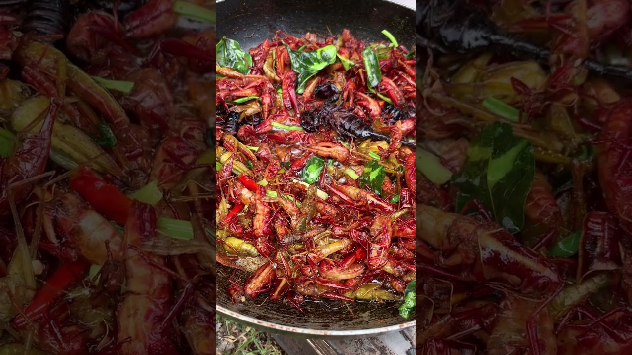 #Locust #cooking #food ​Grasshopper food