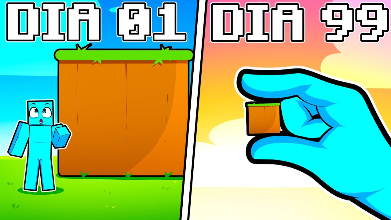 Problems Evolui o TAMANHO No Minecraft!