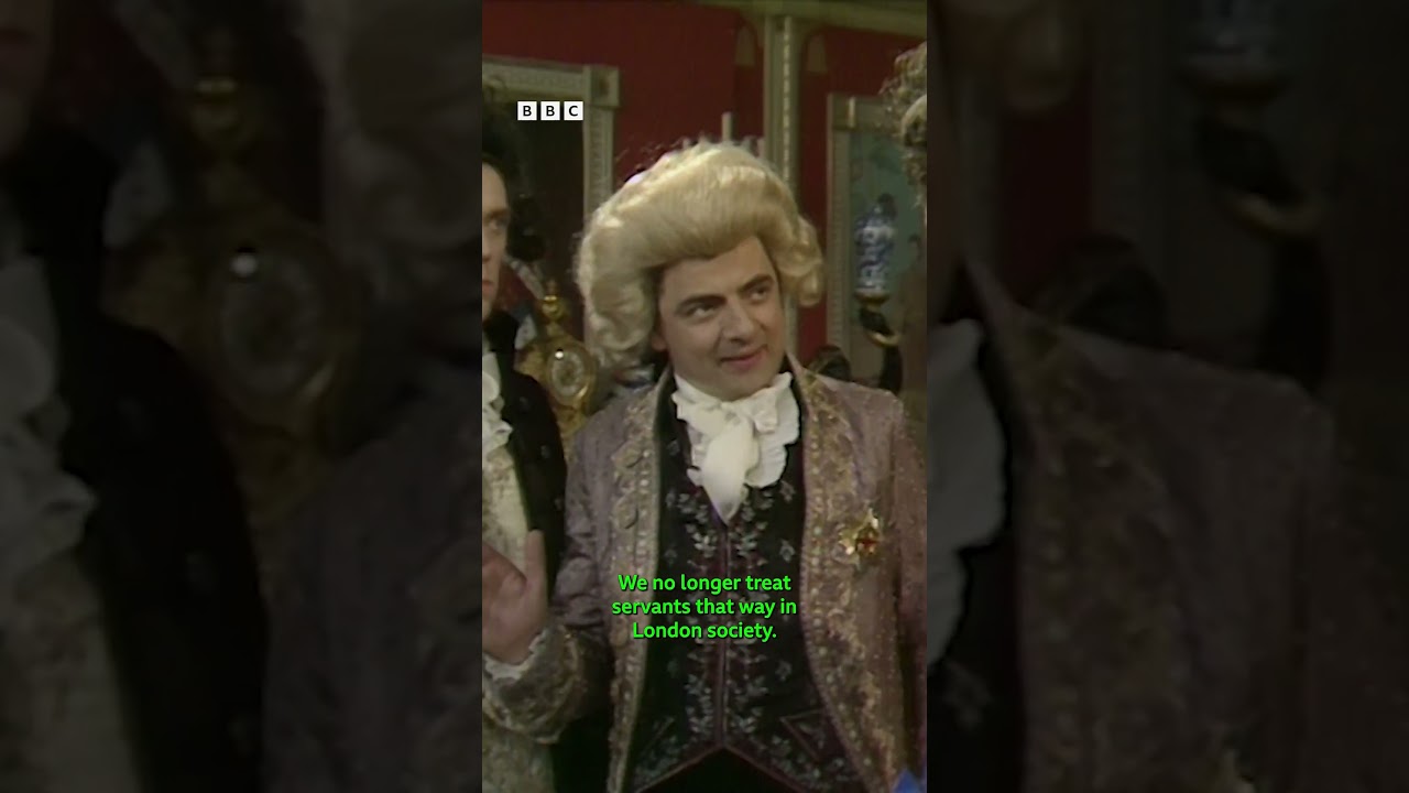 we do not treat our servants like this!! We do a light slap #Blackadder #RowanAtkinson #StephenFry