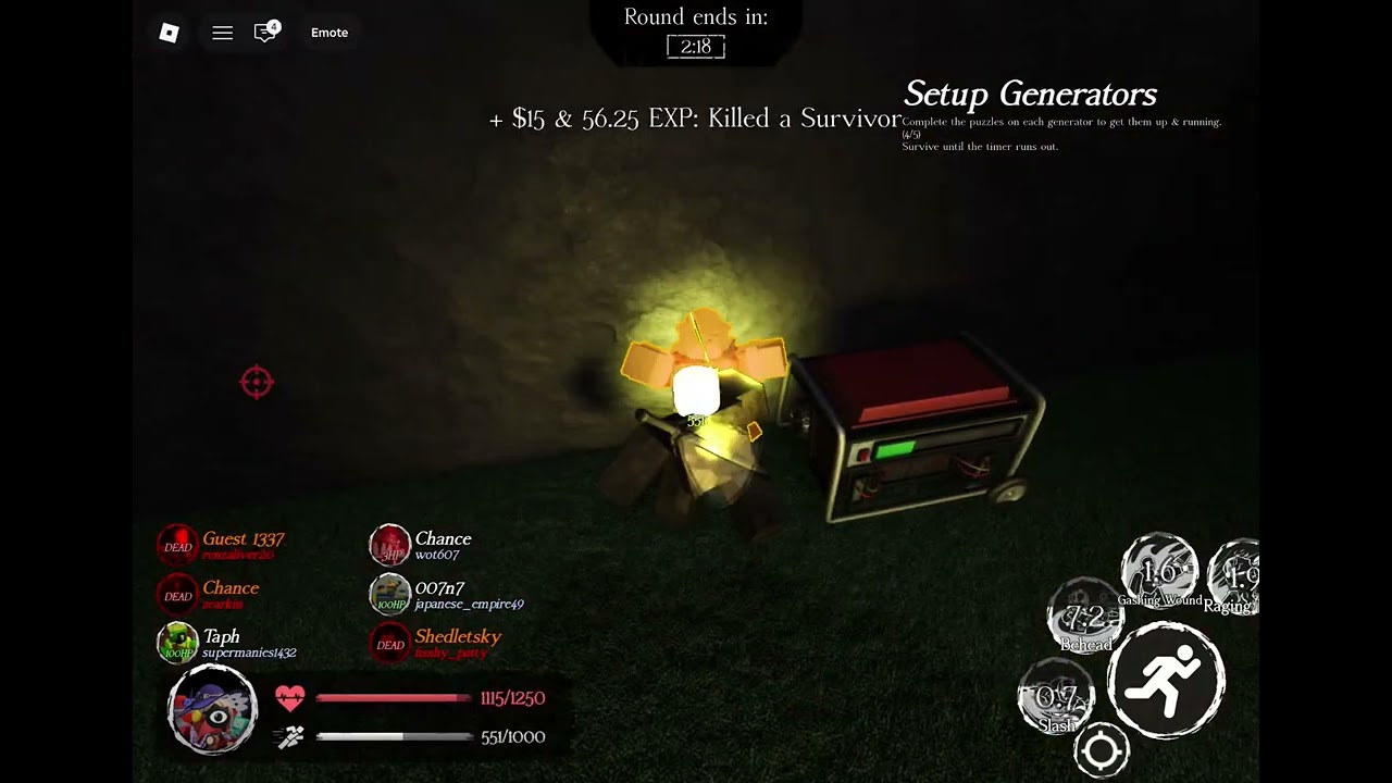 Slasher Friday The 13th Buff Gameplay | Forsaken