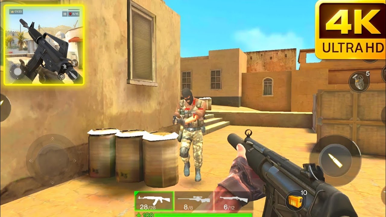 CS Strike Action 💥 Mission 11–20 Walkthrough | Counter Terrorist Gameplay