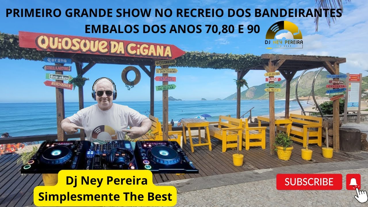 PRIMEIRO GRANDE SHOW NO RECREIO DOS BANDEIRANTES/ EMBALOS DOS ANOS 70,80 E 90 MIXAGEM