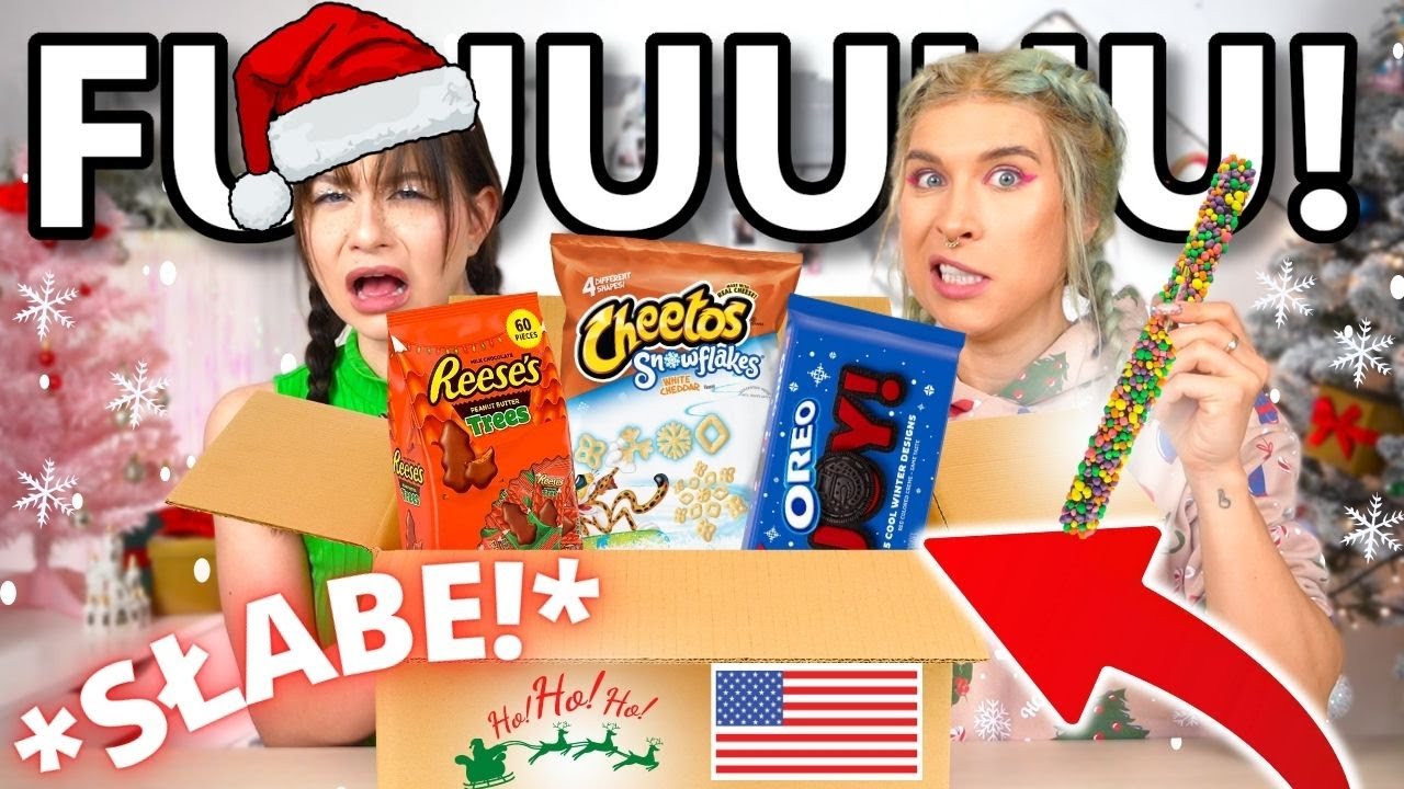 🔴Wielkie rozczarowanie! Test ŚWIĄTECZNYCH słodyczy z Agą Grzelak! *z całego świata!* 🍬🌎