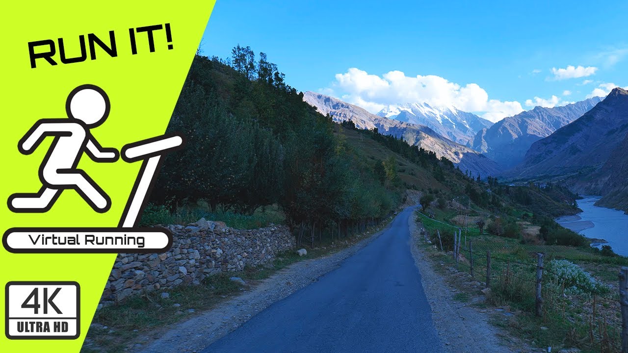 🏃 RUN IT! EVENING MOUNTAIN RUN | Treadmill Virtual Run
