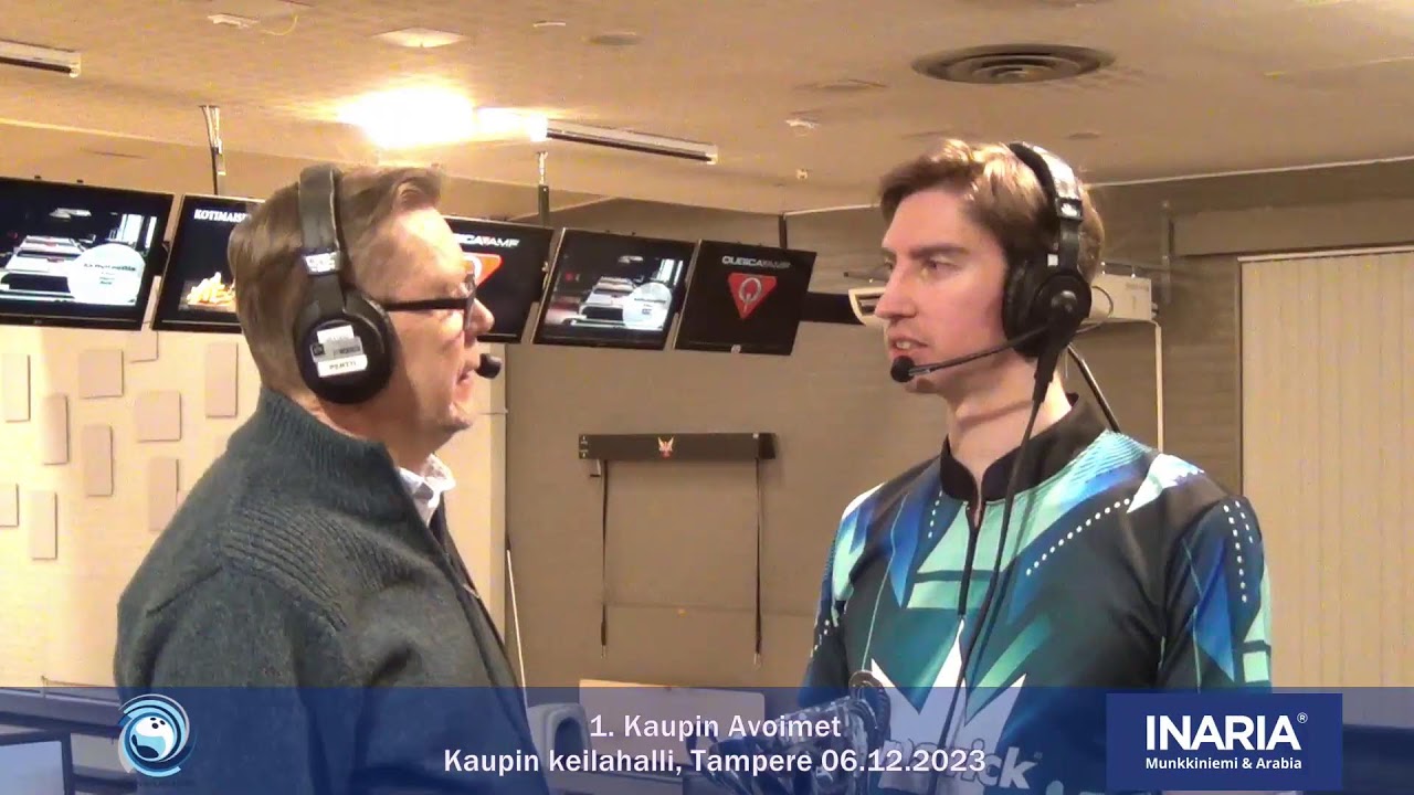 1. Kaupin Avoin turnaus, Kaupin keilahalli, Tampere. 06.12.2023