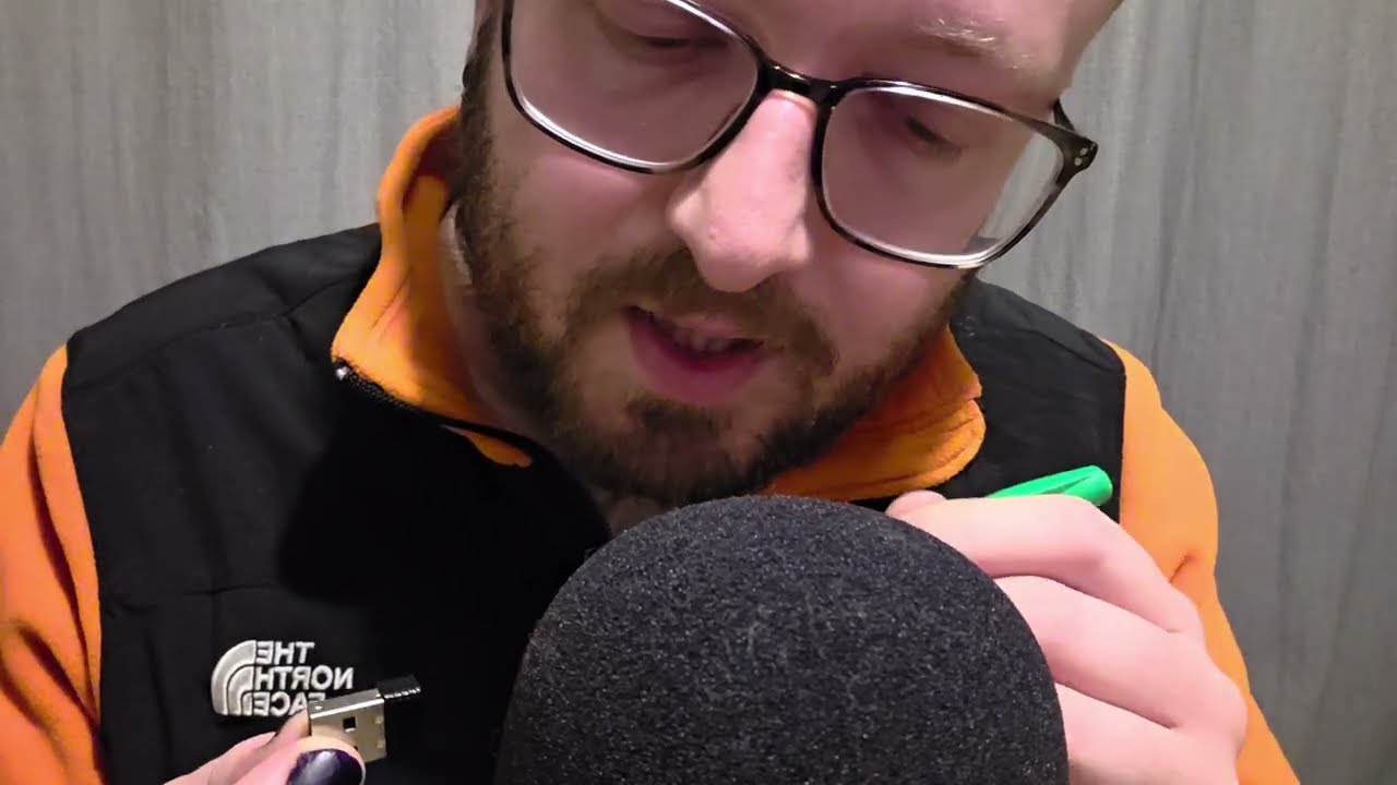 ASMR 🎧 USB, 🍟 Sauce & Pen | Tapping, Crinkles, Chewing Gum, Whispering