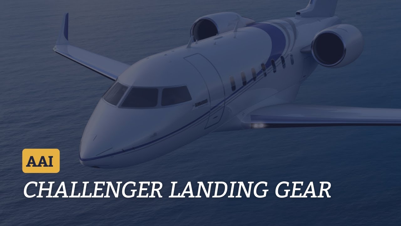 Inside a Challenger Landing Gear Overhaul: 96‑Month Inspection & Full Restoration Process