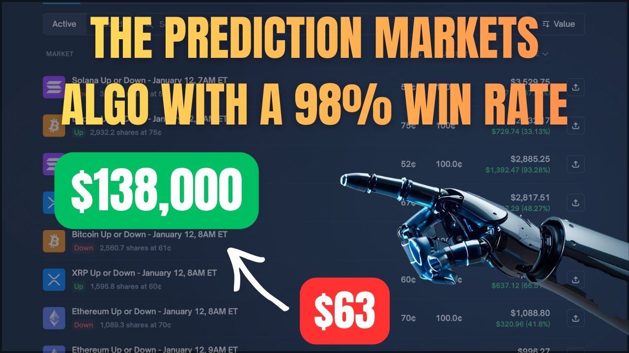 👉 This Prediction Market Algo Wins 98% of Trades (Explained)