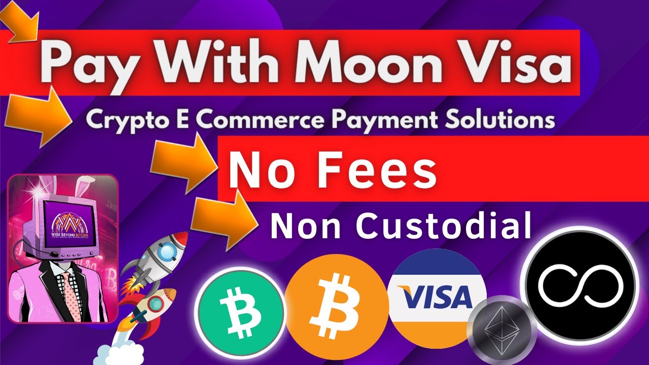 Pay With Moon Visa - Crypto E Commerce Payment Solutions - No Fees, Non Custodial