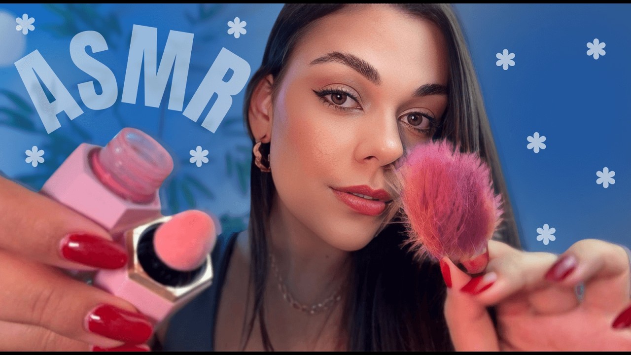 ASMR: maquiagem relaxante para dormir✨💄