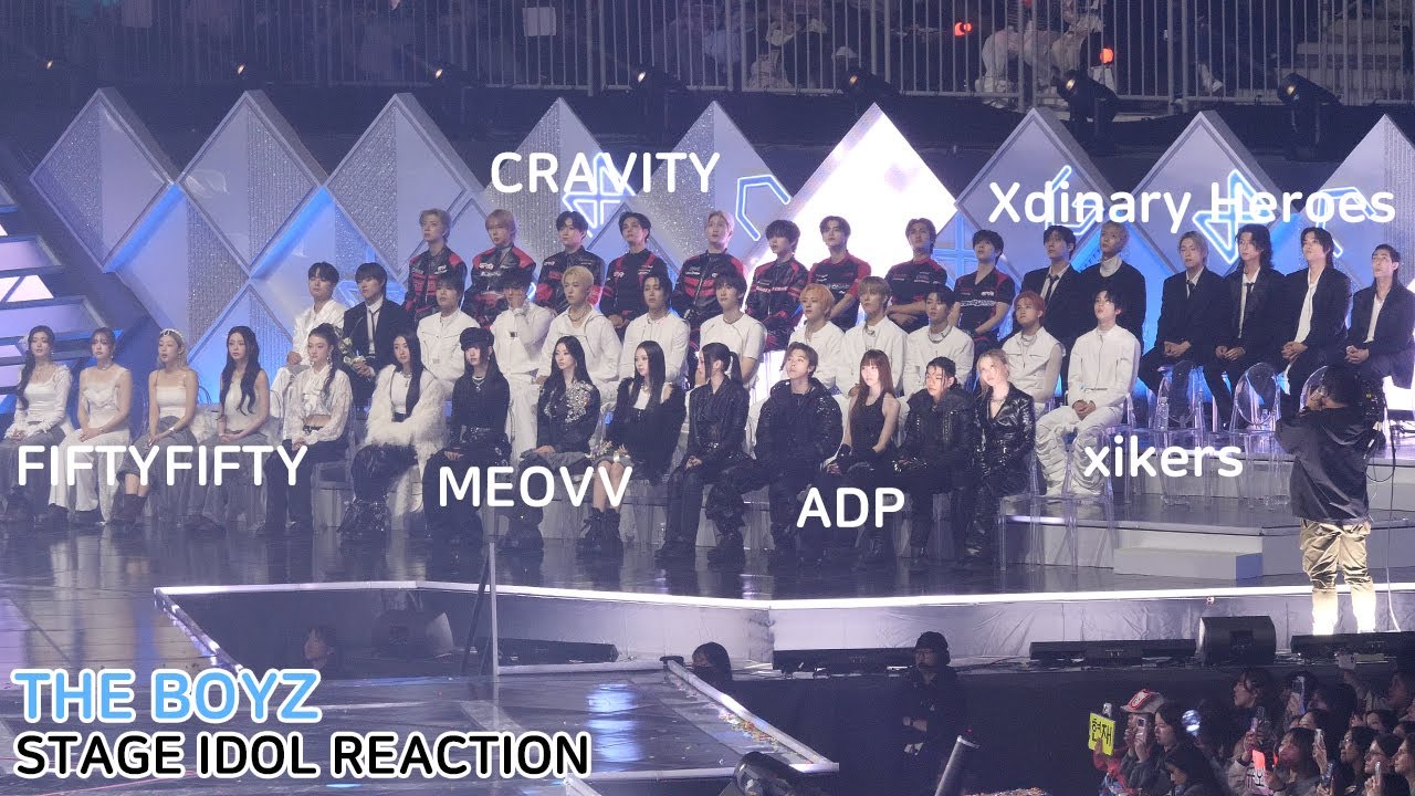 THE BOYZ STAGE IDOL Reaction (ADP MEOVV xikers CRAVITY Xdinary Heroes FIFTYFIFTY)