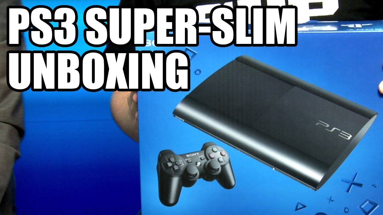 New Super-Slim PS3 Unboxing