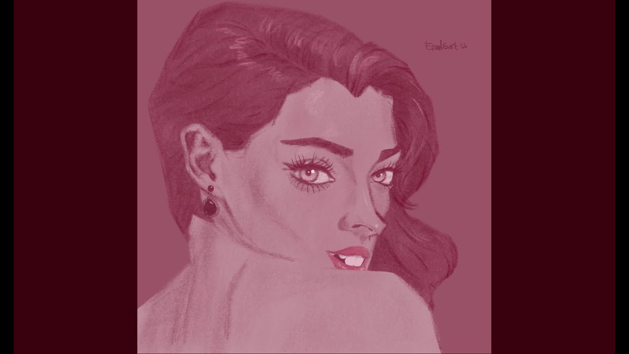Cemre Baysel #Portrait ❤️ #shorts #painting #drawing #paint #draw #digitaltutorial #cemrebaysel