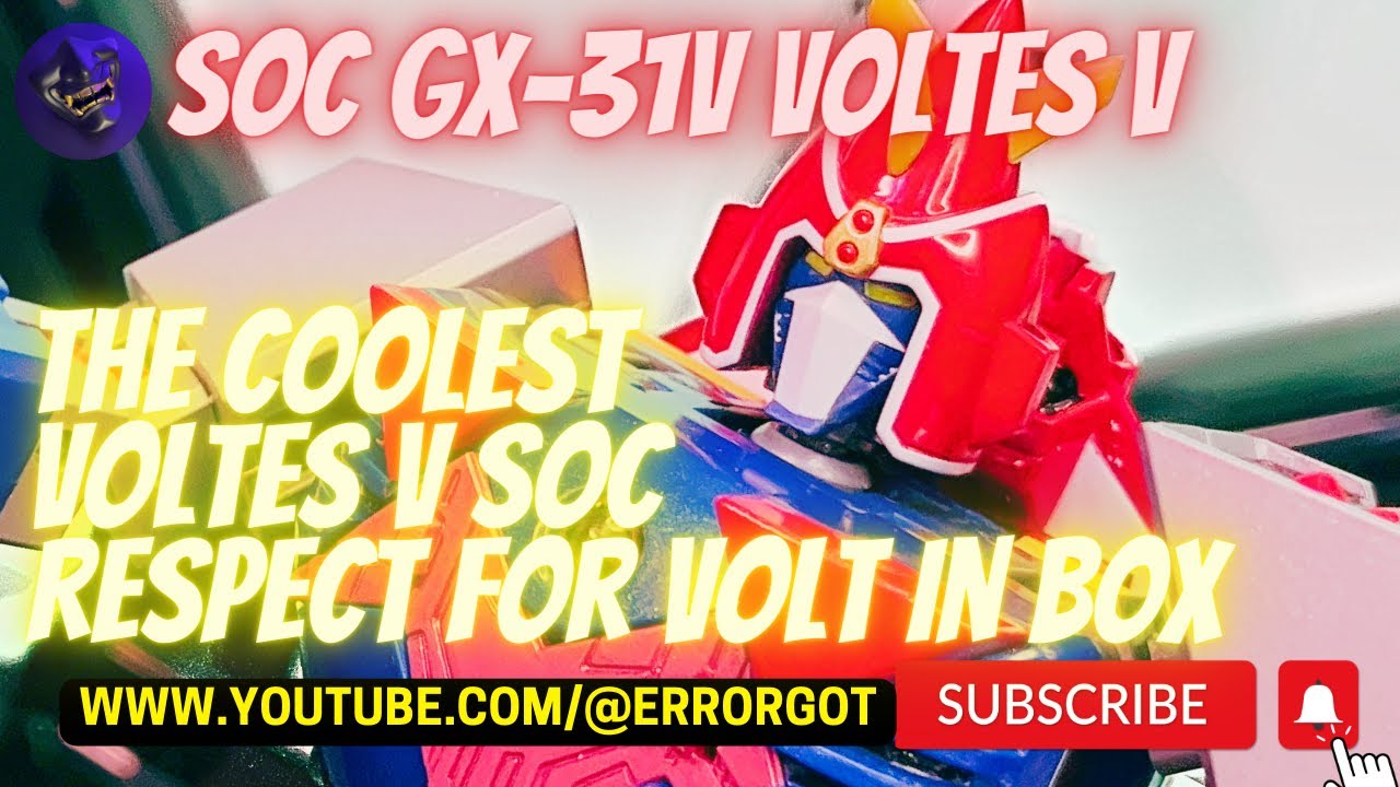 The Coolest Voltes V in SOC Series : SOC GX-31V Respect for Volt in Box #chogokin #voltesv #legacy