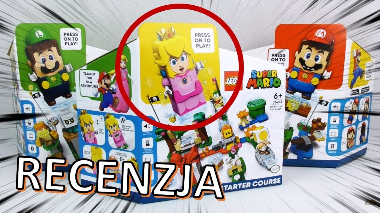 KSIĘŻNICZKA PEACH w LEGO Super Mario (71403) 🍑 / RECENZJA