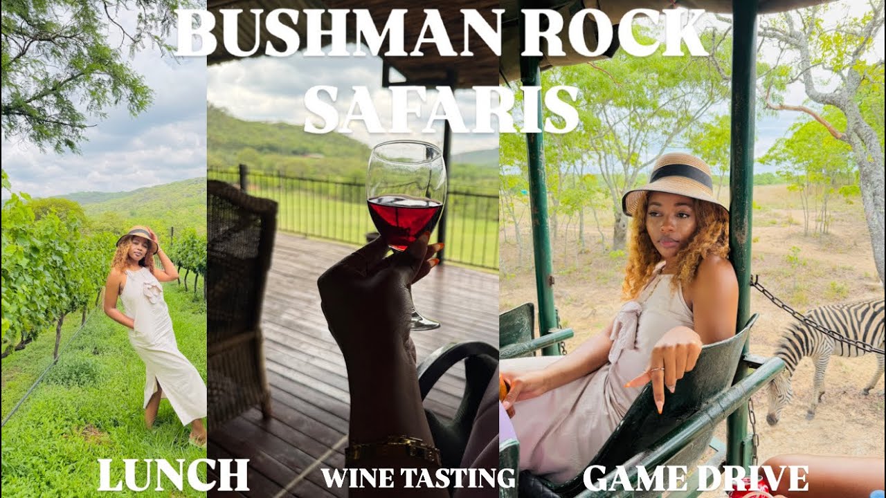 LIFE IN ZIMBABWE 🇿🇼 : BUSHMAN ROCK SAFARIS || WINE TASTING 🍷 || LUNCH || GAME DRIVE 