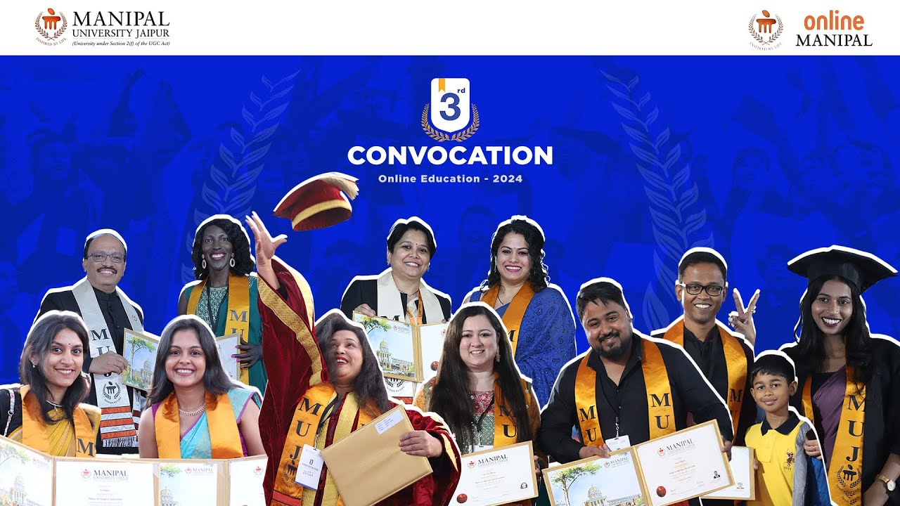 3rd Convocation - Online Education Highlights | Dreams, Dedication & Celebration | Online Manipal