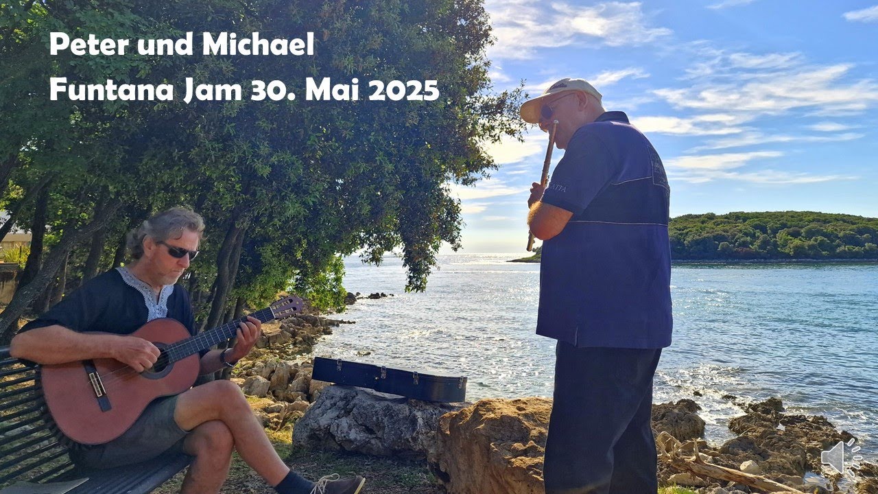Peter und Michael live at Funtana Beach