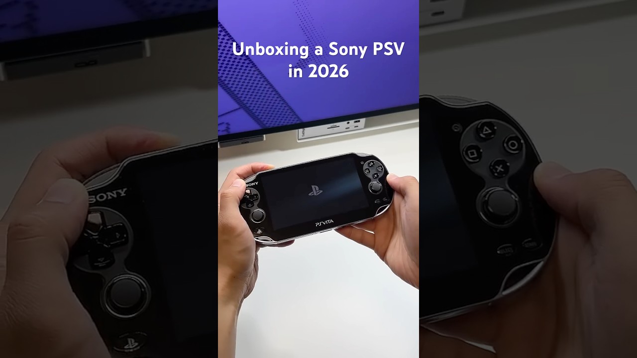 Unboxing a Sony PSV in 2026 