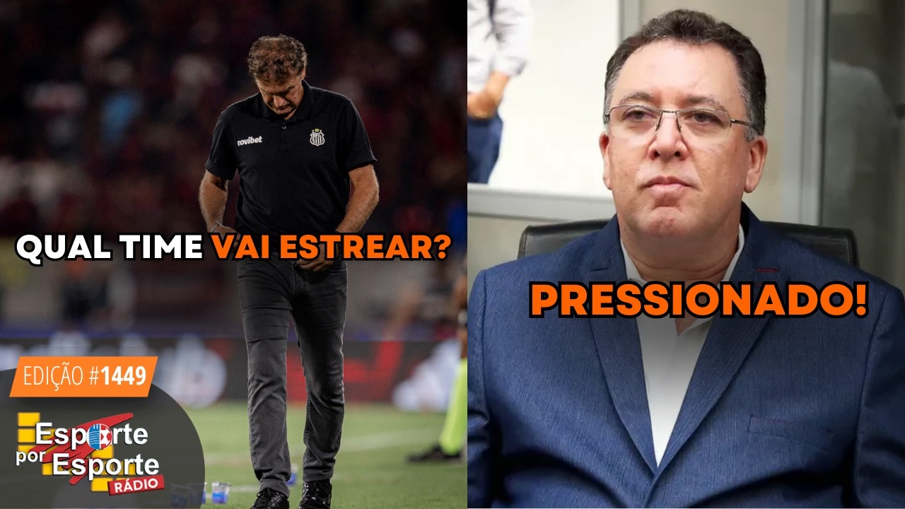 SANTOS VOLTA AS ATIVIDADES MIRANDO A SUL-AMERICANA | CRISE FINANCEIRA AUMENTA - LIVE