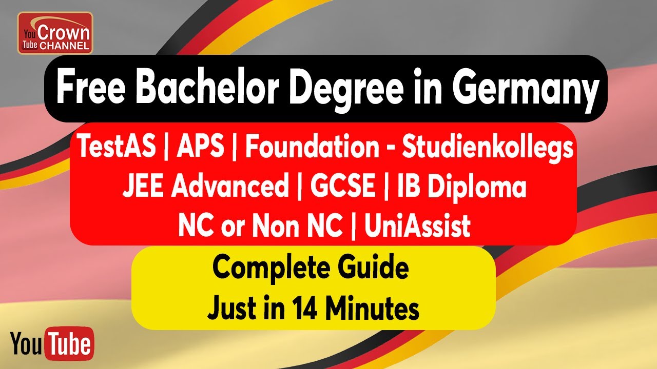 Bachelors in Germany 2024 | Study in Germany For Free | Studienkolleg, Foundation Program in Germany