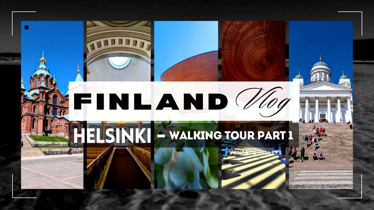 Walking through the happiest country 😊 | Helsinki Walking Tour - Part 1 |  Finland