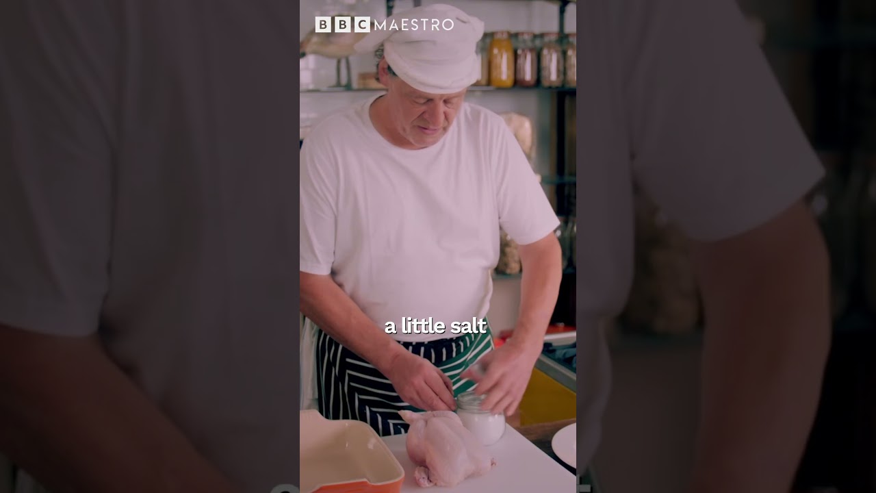 Марко Пьер Уайт показывает, как приготовить жареную курицу #шорты #marcopierrewhite #кулинария