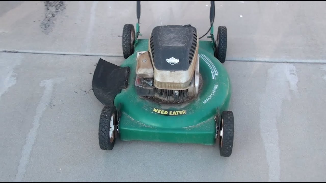 Weedeater Lawn Mower DIY Fix Repair Maintenance... 1st start in 10+ yrs