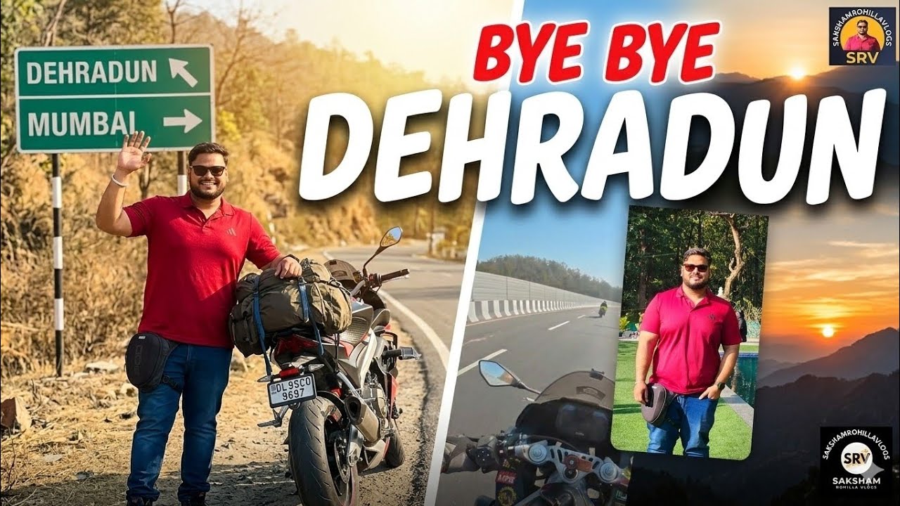 Bye Bye Dehradun | First Long Ride on My Aprilia RS457 | GPR Exhaust 