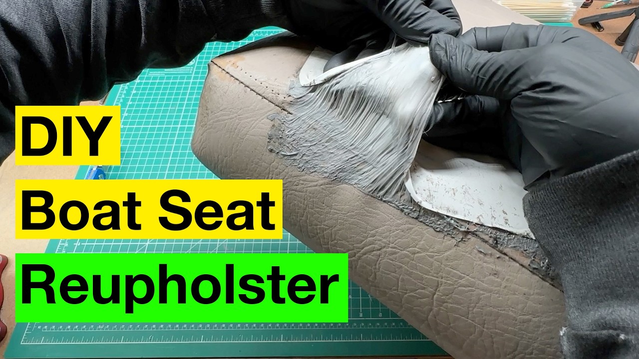 First Time DIY Boat Seat Reupholstering