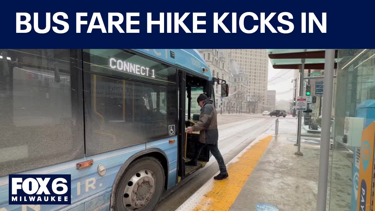 MCTS bus fare increases take effect | FOX6 News Milwaukee