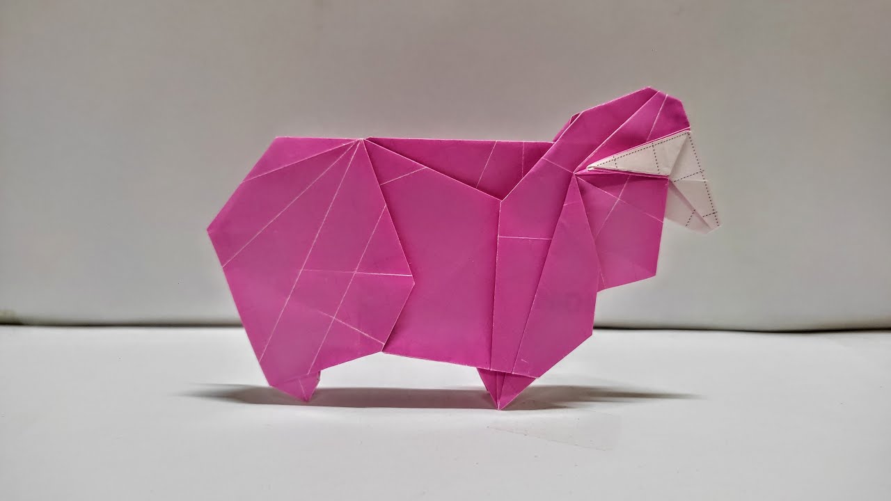 How To Make Origami Sheep | Origami Sheep Step By Step | Origami Tutorial