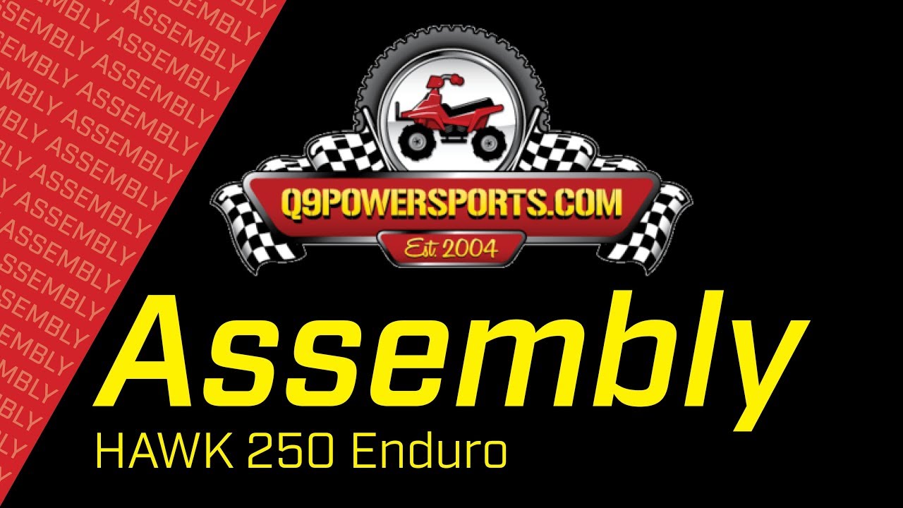 RPS Hawk 250 Enduro Motorcycle Assembly | Q9 Powersports USA