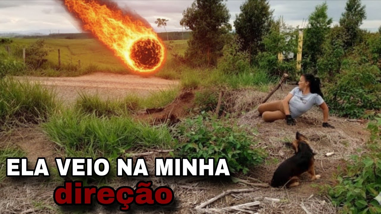 Bola de fogo surpreende moradores do interior!😱