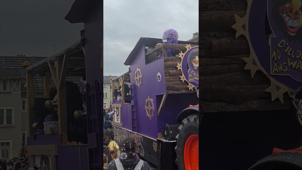 Fasnacht Umzug von Riedisheim vom 5 Februar 2023 im Elsass.Défilé de carnaval de Riedisheim teil 1