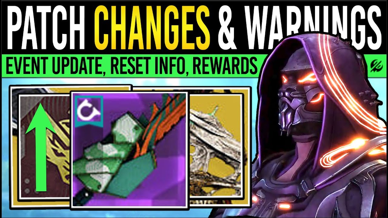 Destiny 2: NEW UPDATE CHANGES & GEAR WARNING! Event FINALE, DLC Reveal, Bungie News, Reset (18 Nov)