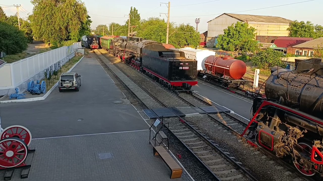 Паровозик Ь.2021 в музее железнодорожной техники СКЖД Ростова- на- Дону