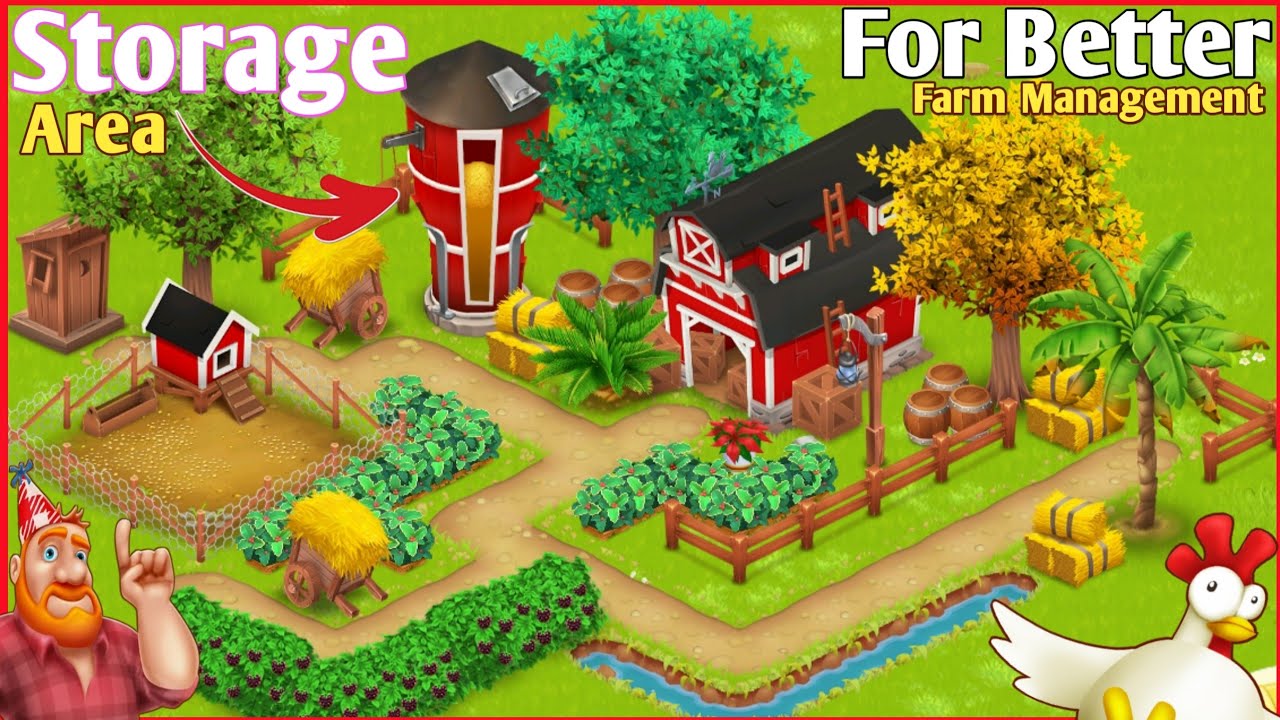 Hay Day Storage Area D&eacute;cor