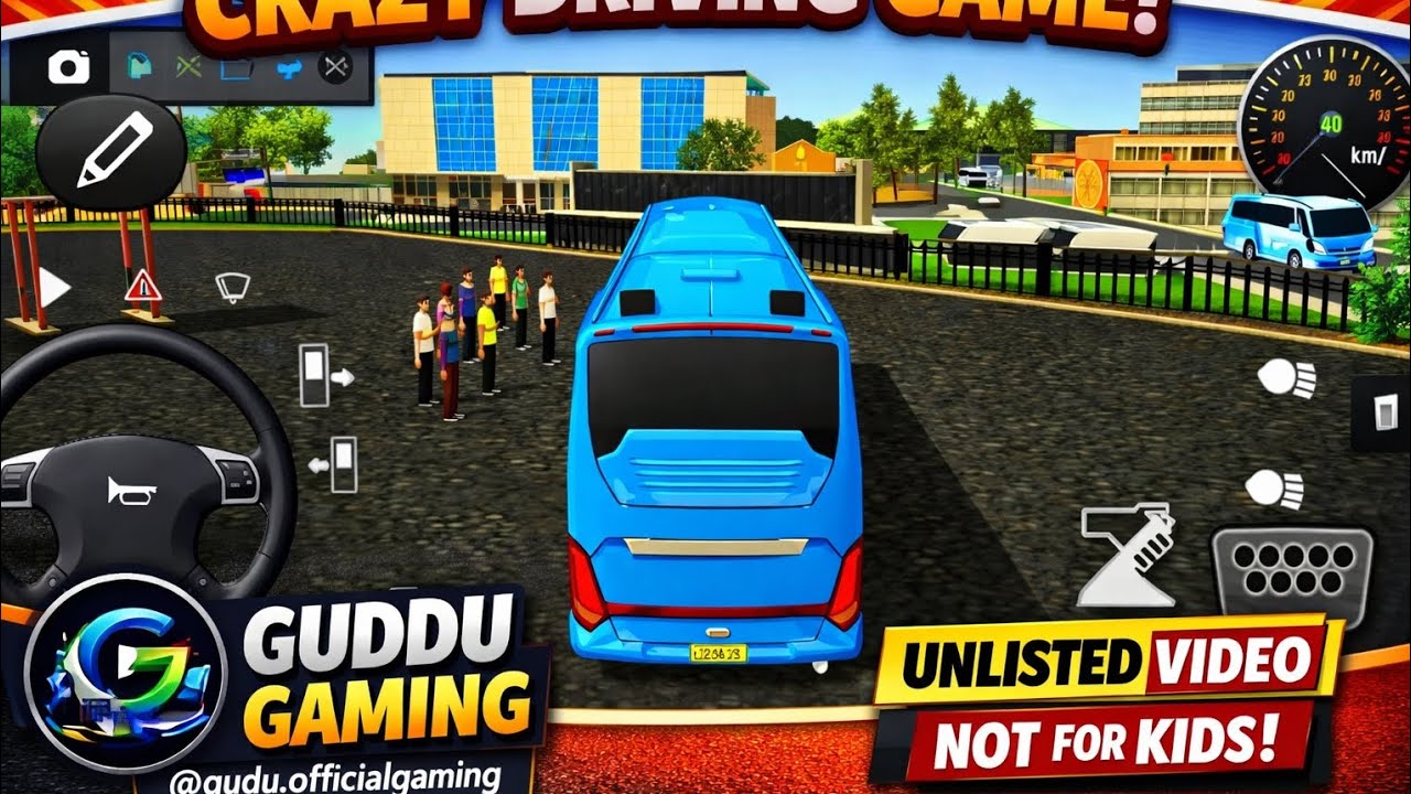 Bus Driving Simulator 🚍 Heavy Traffic Challenge 😱City BusDriving  Realistic Graphics #youtube 