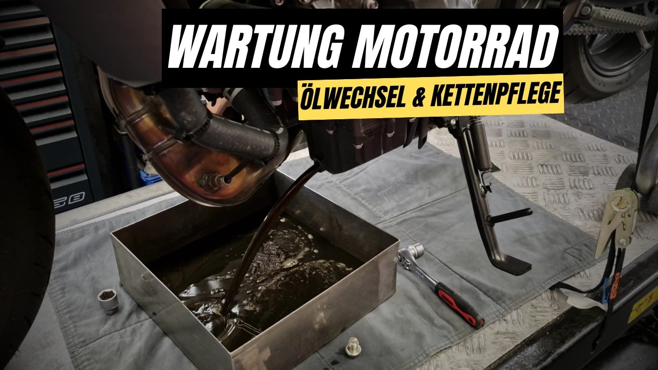Ölwechsel und Kettenpflege mit dem Profi | Yamaha MT-09