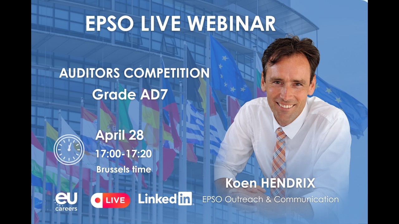 EPSO Live Webinar: Auditors competition (AD7)