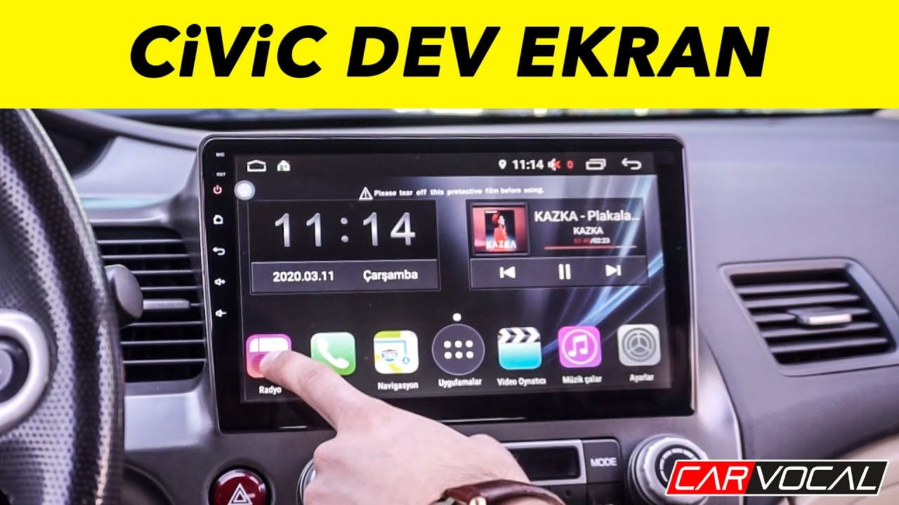 Honda Civic FD6 Multimedya Montaj ve Tanıtım