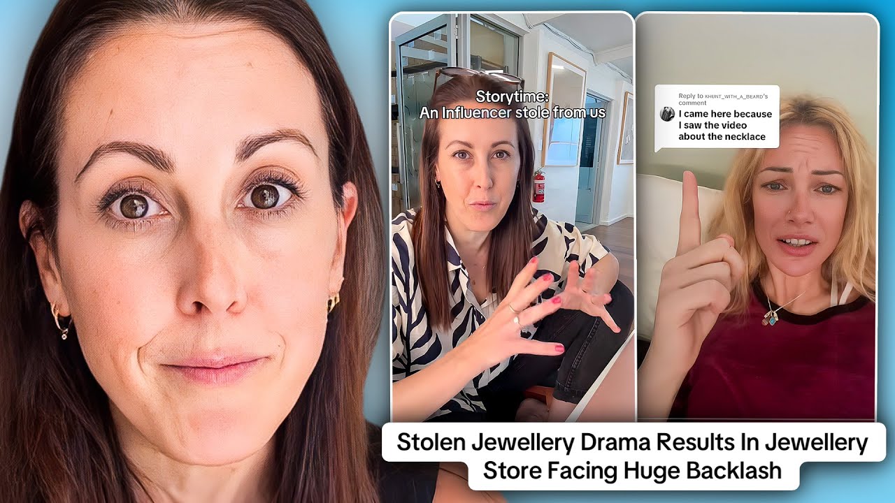 Ювелирный магазин утверждает, что инфлюенсер украл ожерелье, но магазин получил негативную реакцию