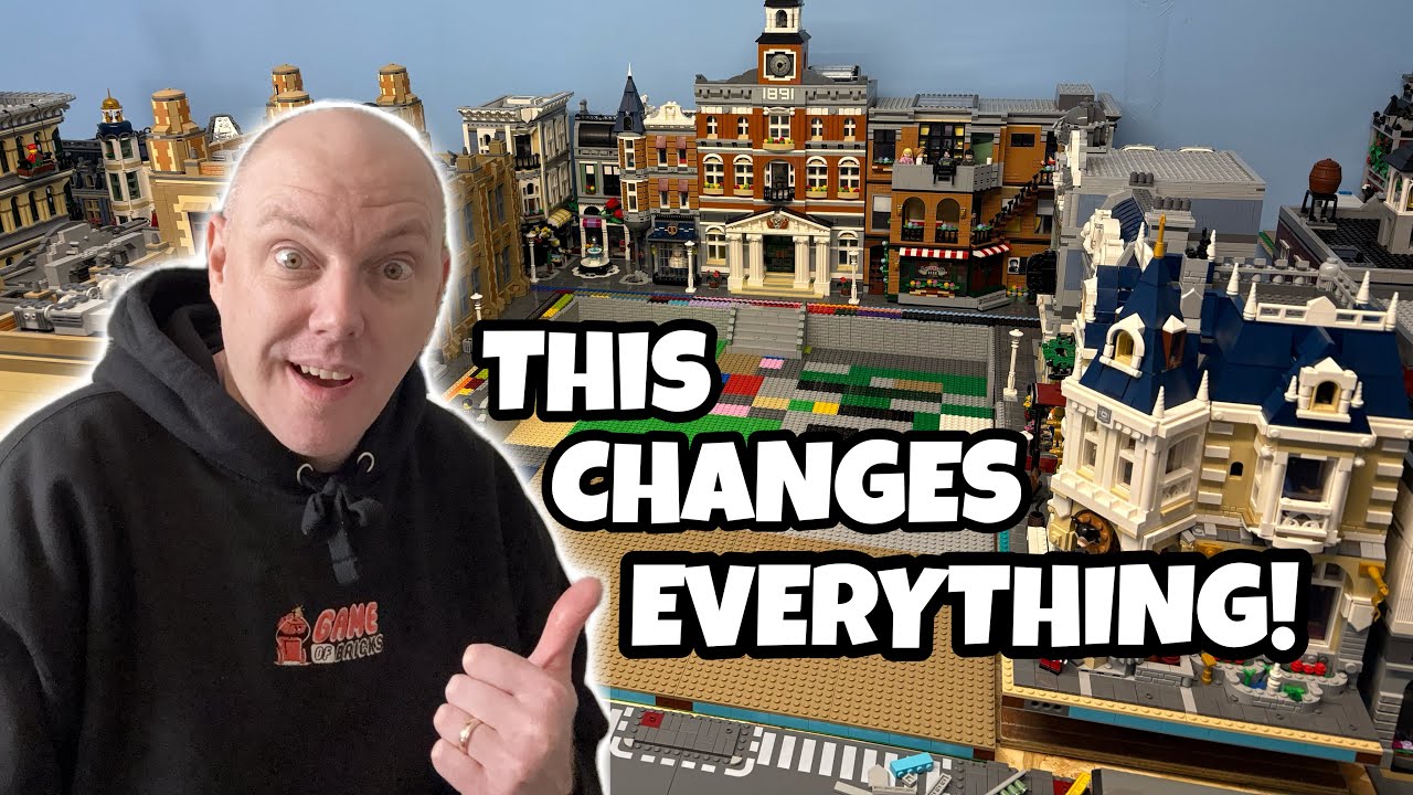 Перенос городской площади был лучшим решением для моего LEGO-города.