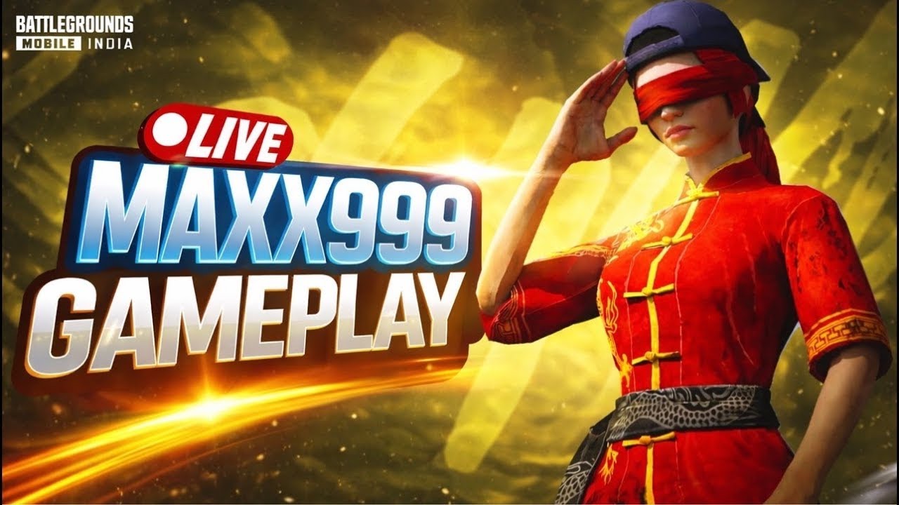 Classic BOOM BAM | Maxx999 LIVE 🔴 | BGMI Pro Gameplay & Clutch Moments