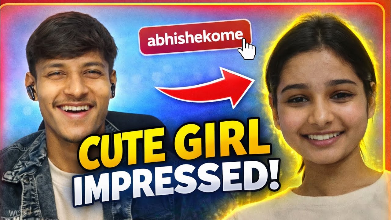I FOUND THE CUTEST INDIAN GIRL  IMPRSSED ON OMEGLE 😍❤️👌|  boy in indian || Abhishekome 👍