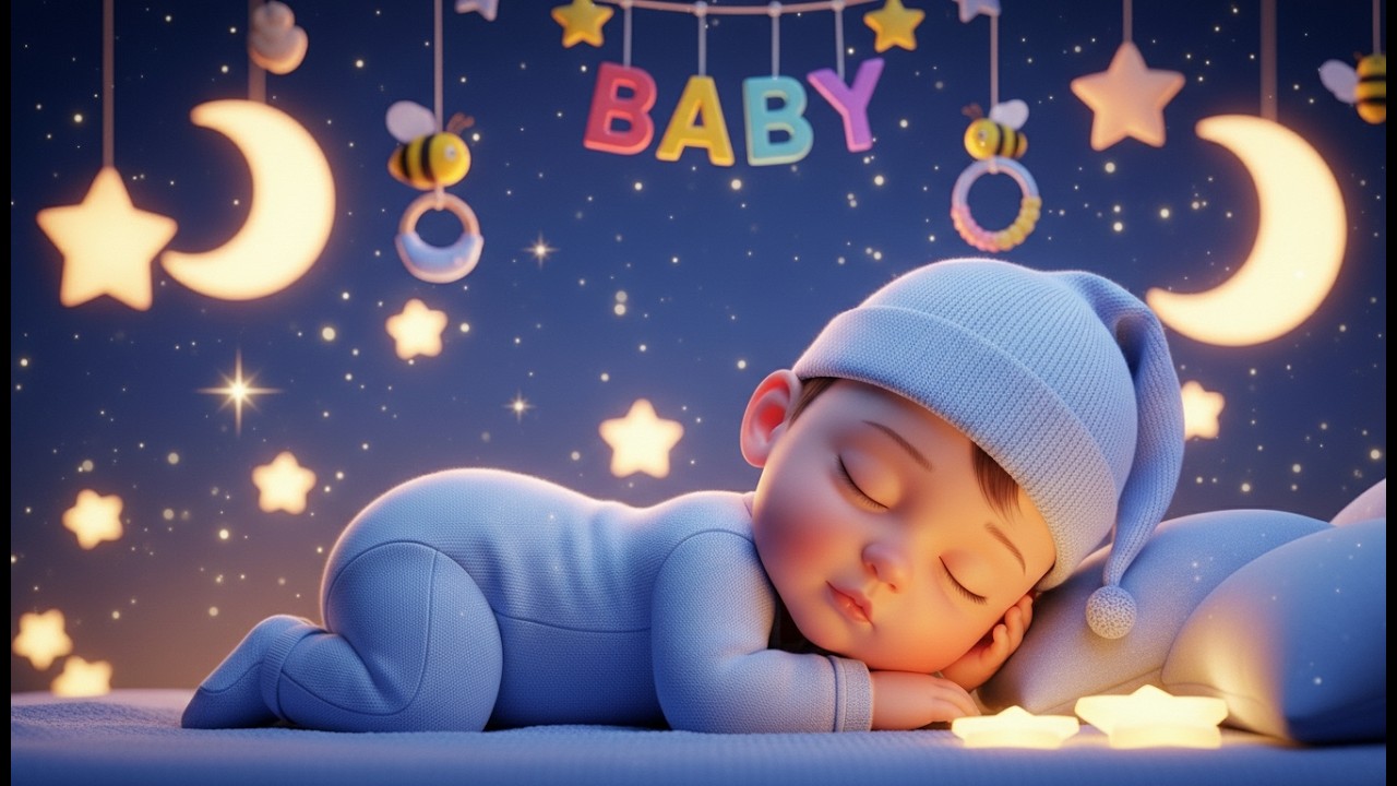 Baby Sleep Music 🎵 Baby Sleep Fast Tonight 🌙 Beat Insomnia in 3 Minutes 🍼 Mozart & Brahms Lullabies