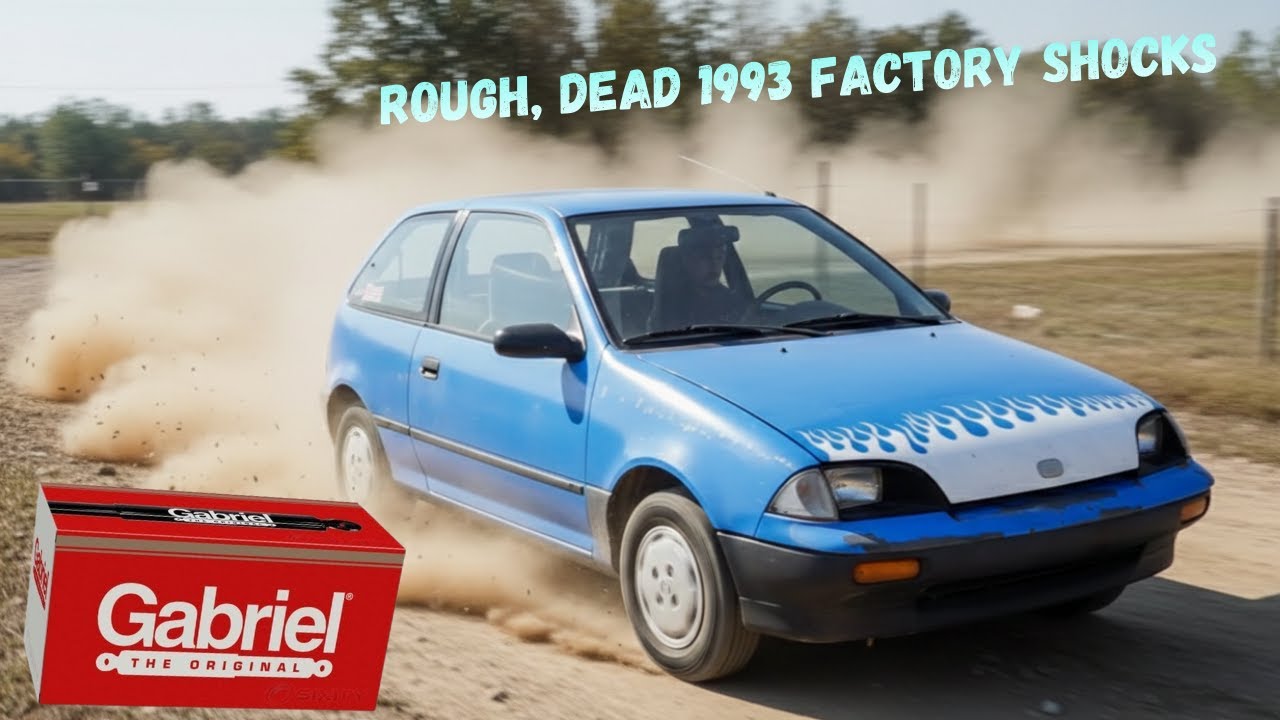 УСТАНАВЛИВАЮ НОВЫЕ АМОРТИЗАТОРЫ НА СВОЙ GEO METRO 1993 ГОДА ВЫПУСКА!